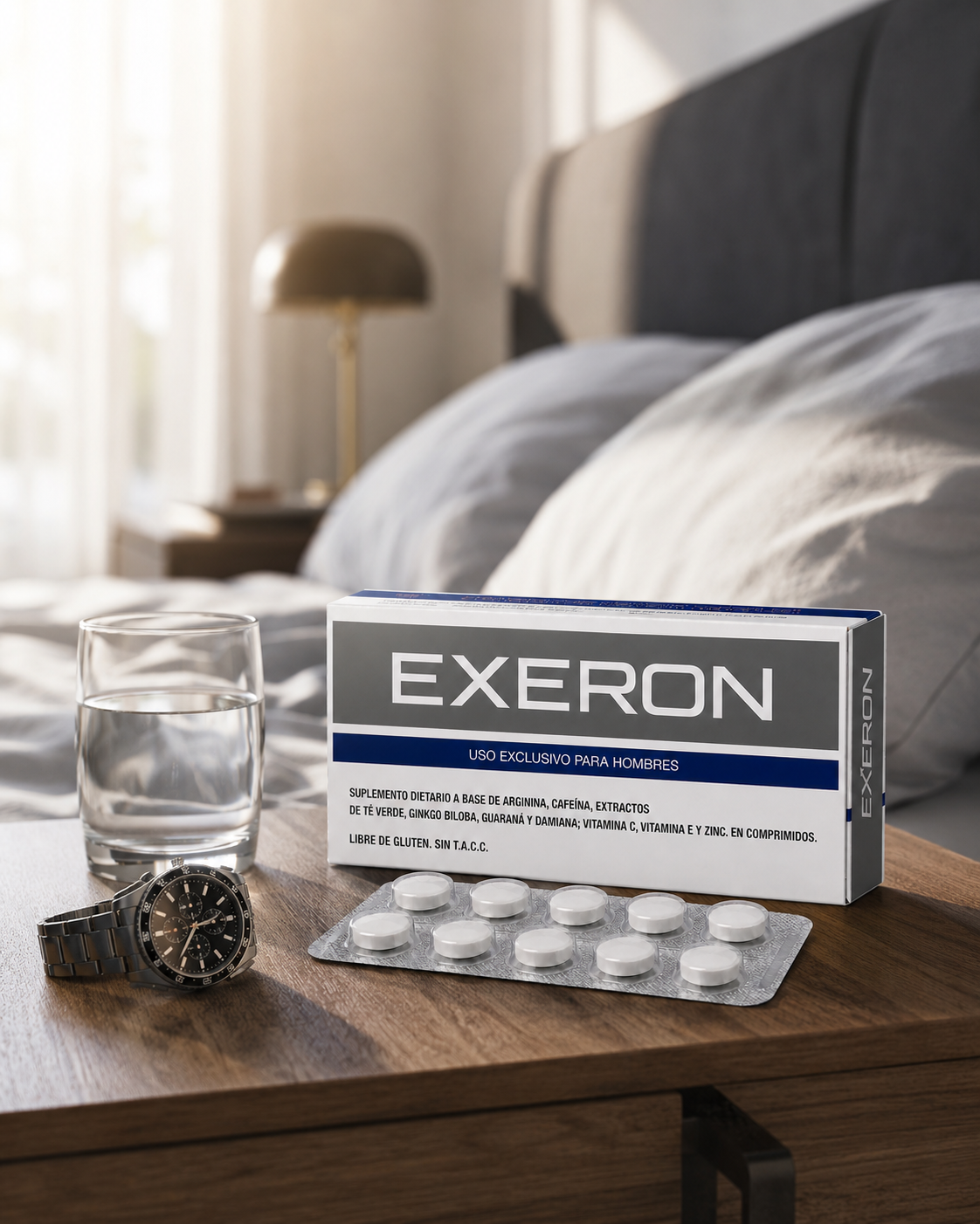 Exeron en la mesa de luz